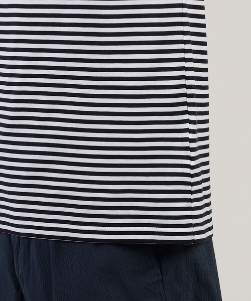 SUNSPEL（サンスペル）の「SUNSPEL コットン クルーネックTシャツ（Tシャツ/カットソー・メンズ・ネイビー・M/L/S）」の8枚目の写真