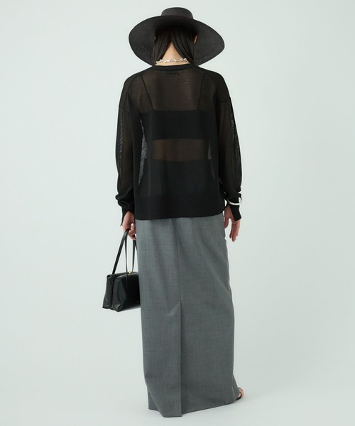 Chaos（カオス）の「Chaos(カオス)/ローフワードスカート（スカート・レディース・チャコール/グレー・36/38）」の13枚目の写真