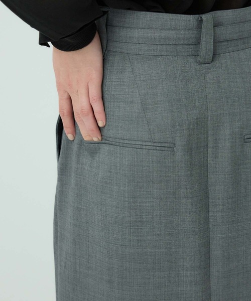 Chaos（カオス）の「Chaos(カオス)/ローフワードスカート（スカート・レディース・チャコール/グレー・36/38）」の5枚目の写真