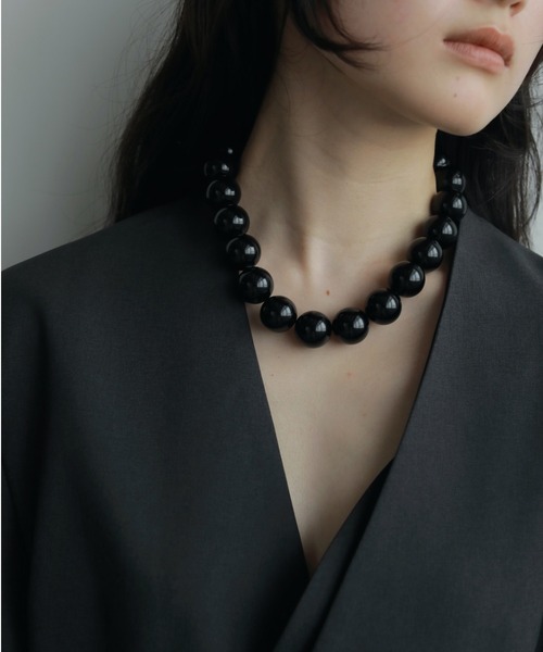 anuke（アンヌーク）の「Mini Blackball Necklace（ネックレス