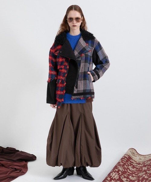 AULA AILA（アウラアイラ）の「マーメイドバルーンスカート（スカート・レディース・アイボリー/ブラック/ブラウン・0/1）」の22枚目の写真