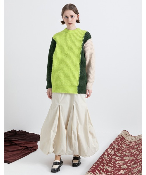 AULA AILA（アウラアイラ）の「マーメイドバルーンスカート（スカート・レディース・アイボリー/ブラック/ブラウン・0/1）」の16枚目の写真