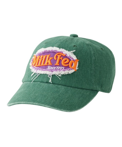 MILKFED.（ミルクフェド）の「FRAYED LOGO PATCH CAP（キャップ・レディース・ブラック/グリーン/ネイビー・ONE SIZE）」の14枚目の写真