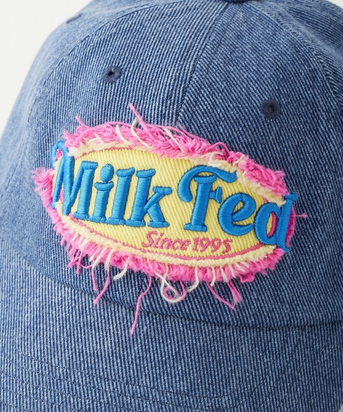 MILKFED.（ミルクフェド）の「FRAYED LOGO PATCH CAP（キャップ・レディース・ブラック/グリーン/ネイビー・ONE SIZE）」の20枚目の写真