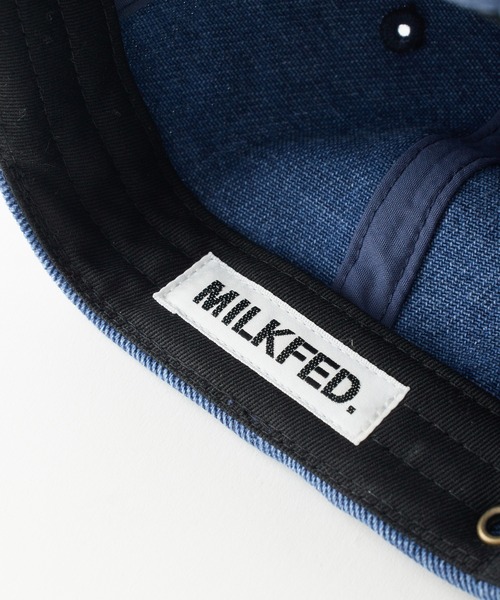 MILKFED.（ミルクフェド）の「FRAYED LOGO PATCH CAP（キャップ・レディース・ブラック/グリーン/ネイビー・ONE SIZE）」の22枚目の写真