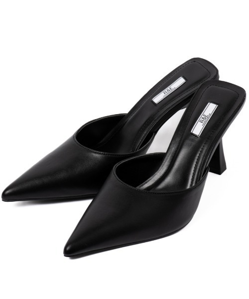 R&E(アールアンドイー)の「【25SS新作】【R&E】ポインテッドトゥミュールパンプス(パンプス・レディース・シルバー/アイボリー/ブラック・L/M/S/LL)」の6枚目の写真