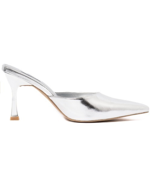 R&E(アールアンドイー)の「【25SS新作】【R&E】ポインテッドトゥミュールパンプス(パンプス・レディース・シルバー/アイボリー/ブラック・L/M/S/LL)」の14枚目の写真