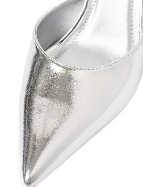 R&E(アールアンドイー)の「【25SS新作】【R&E】ポインテッドトゥミュールパンプス(パンプス・レディース・シルバー/アイボリー/ブラック・L/M/S/LL)」の15枚目の写真