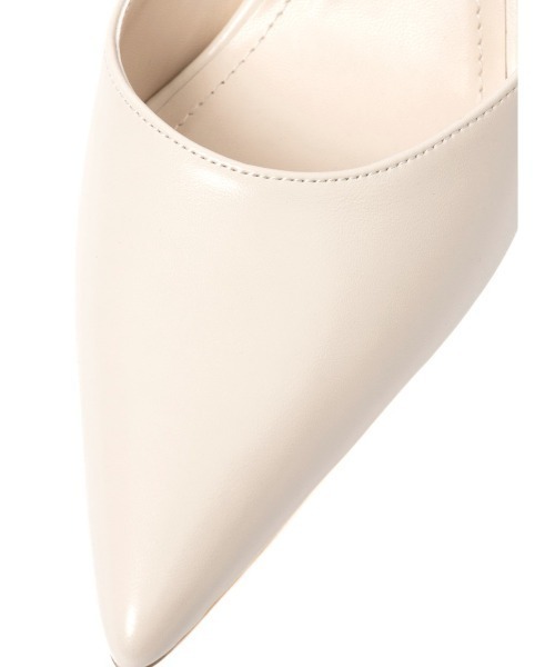 R&E(アールアンドイー)の「【25SS新作】【R&E】ポインテッドトゥミュールパンプス(パンプス・レディース・シルバー/アイボリー/ブラック・L/M/S/LL)」の9枚目の写真