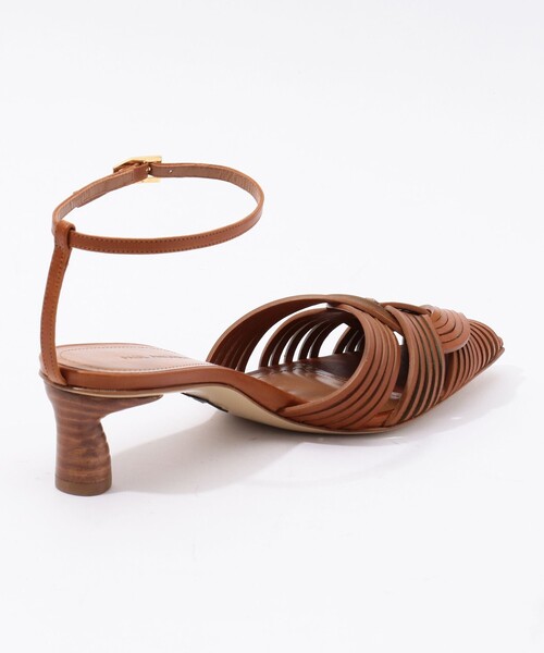 Paul Andrew（ポールアンドリュー）の「PAUL ANDREW TECIDO クローズドトゥパンプス（サンダル・レディース・ブラック/ブラウン・37/36）」の7枚目の写真