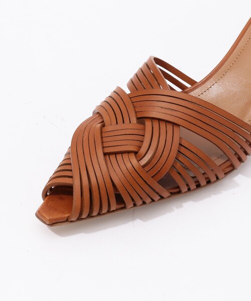 Paul Andrew（ポールアンドリュー）の「PAUL ANDREW TECIDO クローズドトゥパンプス（サンダル・レディース・ブラック/ブラウン・37/36）」の6枚目の写真