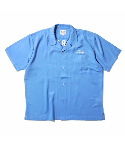 HOUSTON ヒューストン］TIGER BOWL EMB BOWLING SHIRT タイガー
