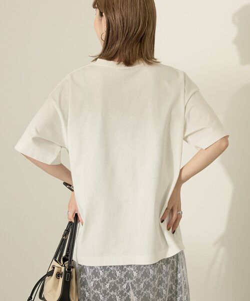 AMERICAN HOLIC(アメリカンホリック)の「Dog フォトプリントTシャツ(Tシャツ/カットソー・レディース・ブラック/オフホワイト/杢グレー・M/L)」の16枚目の写真