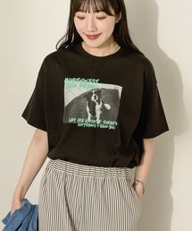 Dog フォトプリントTシャツ