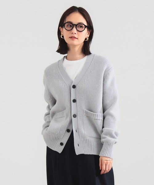 新品 SLOANE ニット カーディガン 5 別注】SLOANE / 5ゲージ Vネック カーディガン（カーディガン/ボレロ