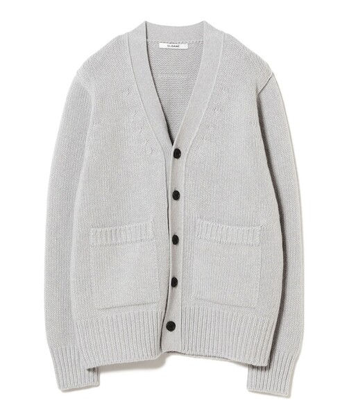 Demi-Luxe BEAMS（デミルクス ビームス）の「【別注】SLOANE / 5ゲージ Vネック カーディガン（カーディガン/ボレロ・レディース・グレー/イエロー・1/2）」の13枚目の写真