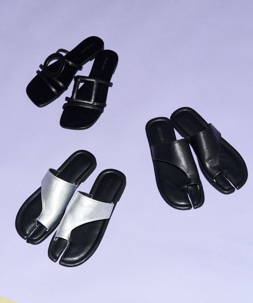 Solace（ソレイス）の「サークルスクエアサンダル（サンダル・レディース・ブラック・S/M/L）」の16枚目の写真