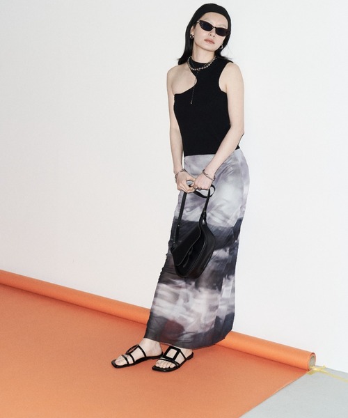 Solace（ソレイス）の「サークルスクエアサンダル（サンダル・レディース・ブラック・S/M/L）」の6枚目の写真