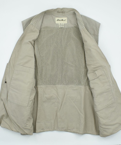 Eddie Bauer(エディーバウアー)の「【USED】90’s Eddie Bauer アウトドア ベスト(ベスト・メンズ・カーキ・LARGE)」の9枚目の写真