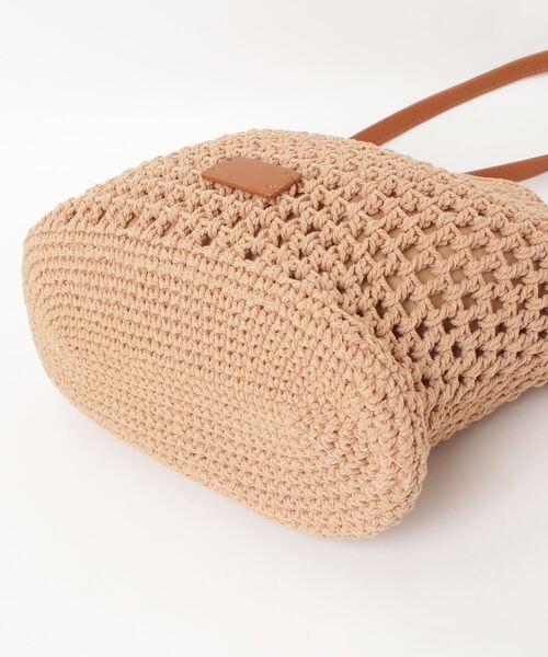 Lunea（ルネア）の「クロシェサマーショルダーバッグ（ショルダーバッグ・レディース・ホワイト/ブラウン・FREE）」の14枚目の写真