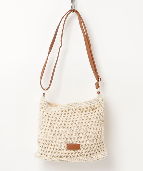 Lunea（ルネア）の「クロシェサマーショルダーバッグ（ショルダーバッグ・レディース・ホワイト/ブラウン・FREE）」の12枚目の写真