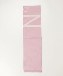 年末セール☆N°21☆ヌメロヴェントゥーノ　マフラー　ロゴ　白☆美品 年末セール☆N°21☆ヌメロヴェントゥーノマフラーロゴ白☆美品