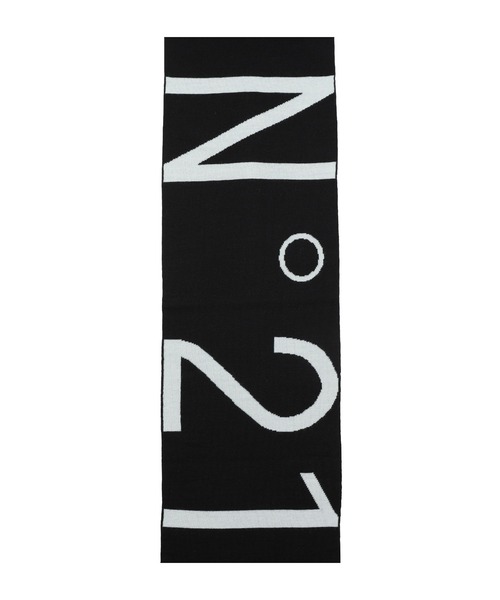 セール】N°21｜ヌメロ ヴェントゥーノのマフラー（ブラック/黒色系