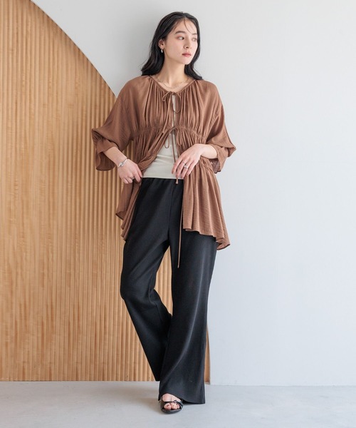 LOWRYS FARM（ローリーズファーム）の「ホソベルトミュール　496861（サンダル・レディース・ブラウン/ブラック・MEDIUM/LARGE）」の3枚目の写真