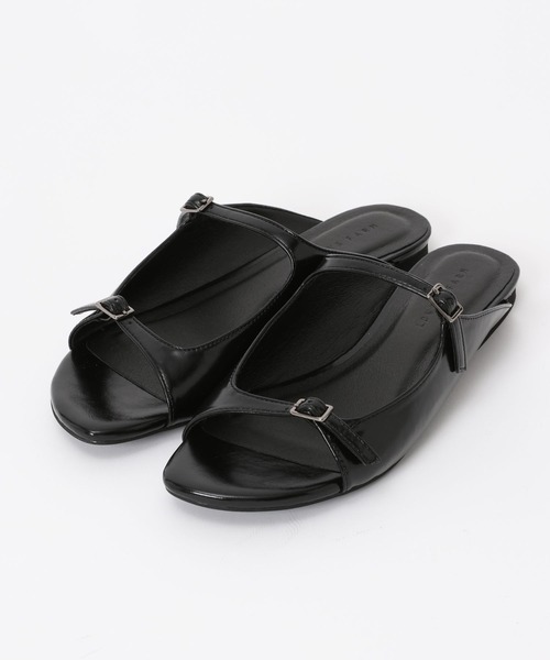 LOWRYS FARM（ローリーズファーム）の「ホソベルトミュール　496861（サンダル・レディース・ブラウン/ブラック・MEDIUM/LARGE）」の15枚目の写真