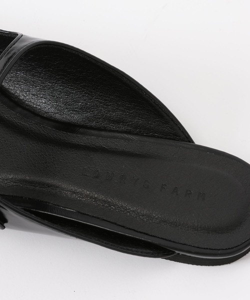 LOWRYS FARM（ローリーズファーム）の「ホソベルトミュール　496861（サンダル・レディース・ブラウン/ブラック・MEDIUM/LARGE）」の20枚目の写真