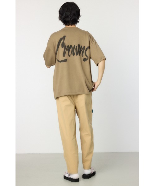 RODEO CROWNS WIDE BOWL(ロデオクラウンズワイドボウル)の「メンズスプレーロゴニットトップス(ニット/セーター・メンズ・ライトカーキ/アイボリー/チャコールグレー・LARGE/MEDIUM)」の14枚目の写真