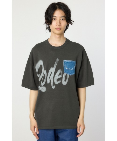 RODEO CROWNS WIDE BOWL(ロデオクラウンズワイドボウル)の「メンズスプレーロゴニットトップス(ニット/セーター・メンズ・ライトカーキ/アイボリー/チャコールグレー・LARGE/MEDIUM)」の22枚目の写真