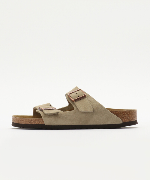 【Birkenstock】 ベージュ スエード サンダル　Arizona 　26 BIRKENSTOCK / ビルケンシュトック ARIZONA LEVE Taupe