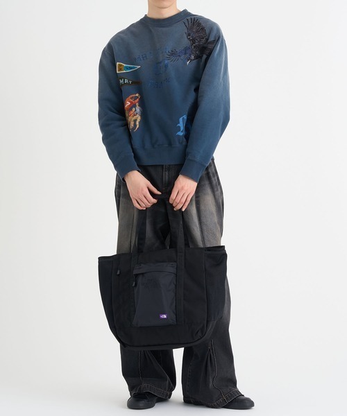 THE NORTH FACE PURPLE LABEL（ザ ノースフェイス パープルレーベル）の「【THE NORTH FACE PURPLE LABEL/ザノースフェイス】CORDURA Nylon  Tote Bag（トートバッグ・メンズ・ブラック・FREE）」の3枚目の写真