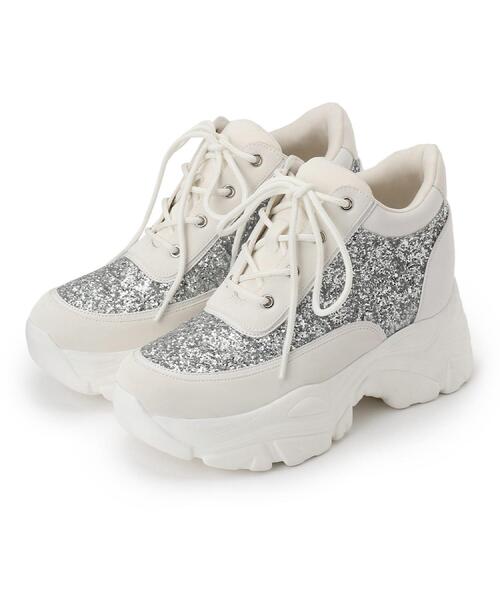 ESPERANZA（エスペランサ）の「きゅんフィットインソールスニーカー（スニーカー・レディース・ホワイト/ブラック/ブラック×ホワイト/シルバー/ゴールド・LL/L/M/S）」の18枚目の写真