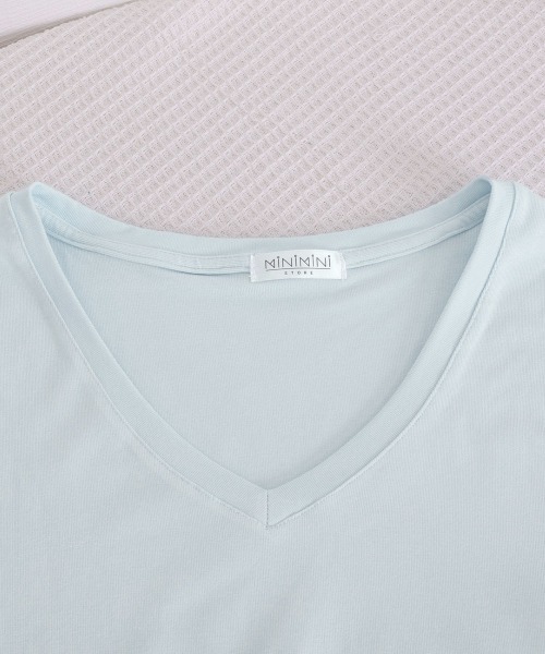 Miniministore(ミニミニストア)の「ビッグtシャツレディース無地半袖Tシャツ(Tシャツ/カットソー・レディース・グレー/ブラック/サックスブルー/ホワイト/イエロー・L/M)」の8枚目の写真