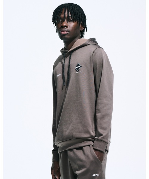 F.C.Real Bristol（エフシーレアルブリストル）の「STRETCH FLEECE HOODIE（パーカー・メンズ・モカ/ブラック・MEDIUM/SMALL/X-LARGE/LARGE/XX-LARGE）」の10枚目の写真