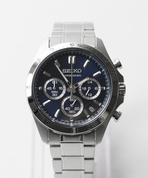 SEIKO（セイコー）の「【60】】【ITN】【SEIKO】 クオーツ クロノグラフ　メタルバンド【海外モデル】（アナログ腕時計・メンズ・ブラック系その他/ブラック/ネイビー/シルバー・FREE）」の7枚目の写真