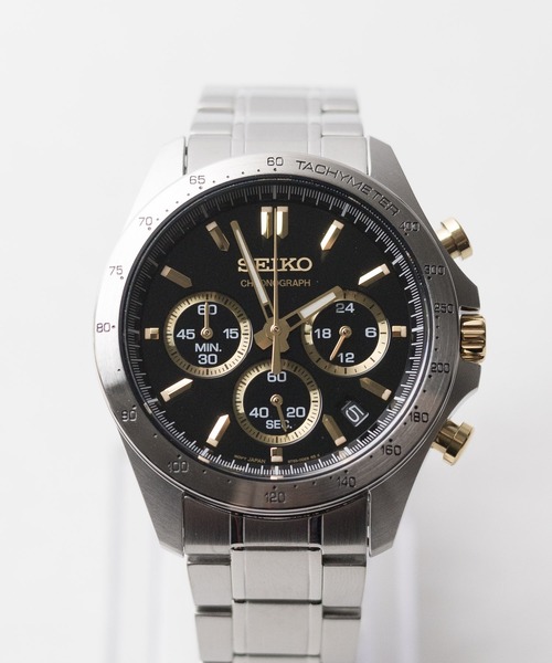 SEIKO（セイコー）の「【60】】【ITN】【SEIKO】 クオーツ クロノグラフ　メタルバンド【海外モデル】（アナログ腕時計・メンズ・ブラック系その他/ブラック/ネイビー/シルバー・FREE）」の6枚目の写真