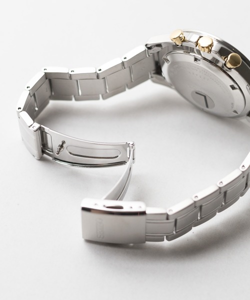SEIKO（セイコー）の「【60】】【ITN】【SEIKO】 クオーツ クロノグラフ　メタルバンド【海外モデル】（アナログ腕時計・メンズ・ブラック系その他/ブラック/ネイビー/シルバー・FREE）」の11枚目の写真