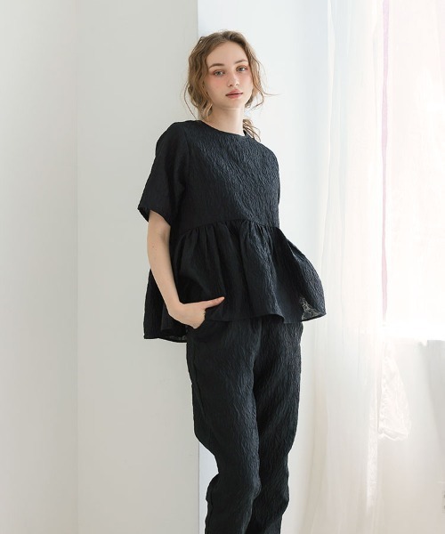 DONOBAN(ドノバン)の「シアージャガードセットアップ(セットアップ・レディース・ライトピンク/ブラック・LONG/SHORT)」の8枚目の写真