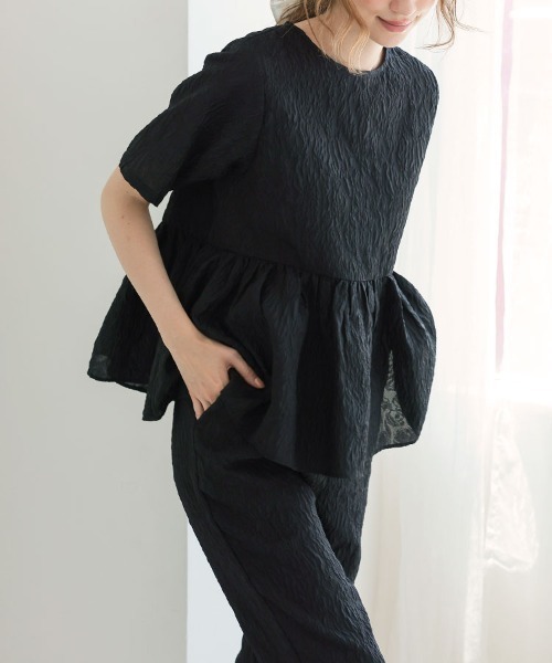 DONOBAN(ドノバン)の「シアージャガードセットアップ(セットアップ・レディース・ライトピンク/ブラック・LONG/SHORT)」の9枚目の写真