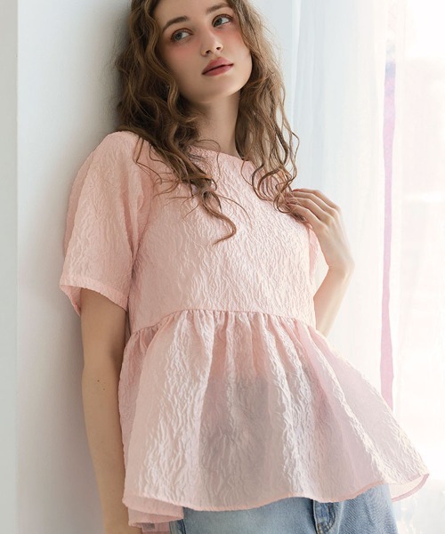 DONOBAN(ドノバン)の「シアージャガードセットアップ(セットアップ・レディース・ライトピンク/ブラック・LONG/SHORT)」の3枚目の写真