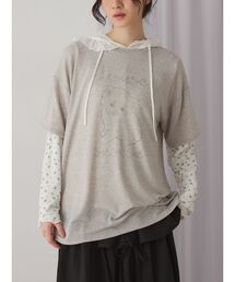 merry jenny | cat ribbonレイヤードロンT(Tシャツ/カットソー)