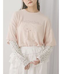 merry jenny | cat ribbonレイヤードロンT(Tシャツ/カットソー)