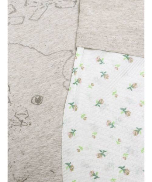 merry jenny（メリージェニー）の「cat ribbonレイヤードロンT（Tシャツ/カットソー・レディース・アイボリー/グレー/ピンク・FREE）」の7枚目の写真