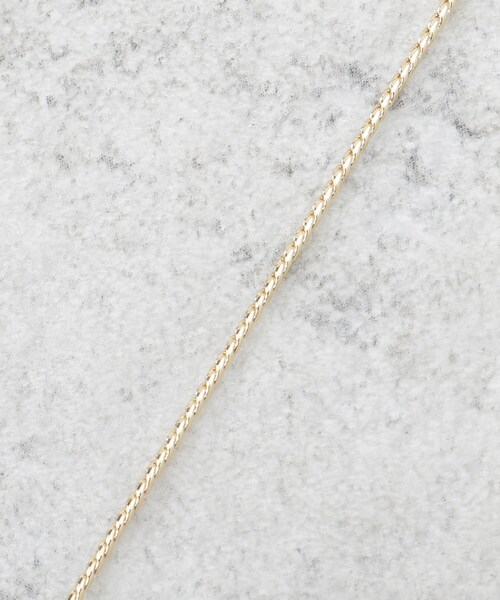 OPAQUE.CLIP（オペークドットクリップ）の「ニュアンスビジューバー×フェイクパールスライドネックレス（ネックレス・レディース・ゴールド/シルバー・00）」の8枚目の写真