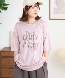 BRODIAEA 立体刺繍ロゴ半袖Tシャツ