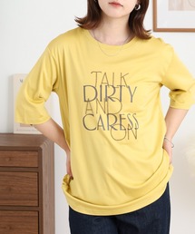 BRODIAEA 立体刺繍ロゴ半袖Tシャツ