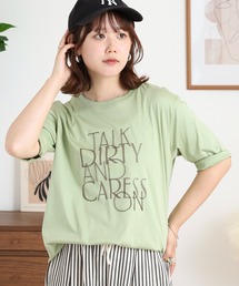 BRODIAEA 立体刺繍ロゴ半袖Tシャツ